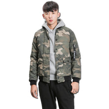 Men Padded Cotton Camouflage Jackets Veste Homme Jackets Men's Casual Slim Fit Zipper Jackets Jaqueta Hombre BL