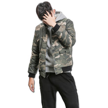 Men Padded Cotton Camouflage Jackets Veste Homme Jackets Men's Casual Slim Fit Zipper Jackets Jaqueta Hombre BL