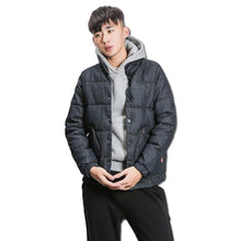 Men Padded Cotton Hooded Jackets Jaqueta Masculina Men's Casual Slim Fit Veste Homme Jackets Cardigans BL
