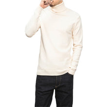 Men Turtleneck Sweaters Pullovers Men's Casual Slim Fit Long Sleeved Knitted Plus Size Sweaters BL