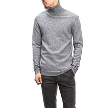 Men Turtleneck Sweaters Pullovers Men's Casual Slim Fit Long Sleeved Knitted Plus Size Sweaters BL