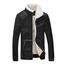 Men Zipper Leather PU Jackets Coats Outwear Men's Casual Slim Fit Large Size Veste Homme Jackets Jaqueta Masculina BL