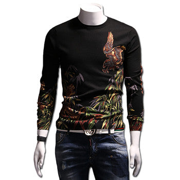 Menswear Model Wool Sweaters and Pullovers Hombre Men's Casual Slim Fit Long Sleeved O Neck Knitted Sweaters BL