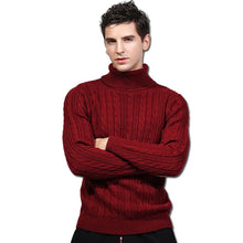Menswear Turtleneck Sweaters and Pullovers Hombre Men's Casual Slim Fit Long Sleeved Knitted Sweaters BL