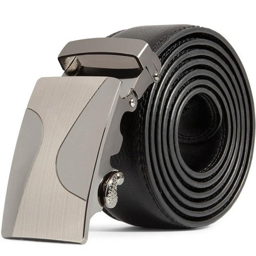 Belts For Men Pu Leather Automatic Buckle Male Belts Business Waist Strap Belt Waistband Correas Para Hombre BL