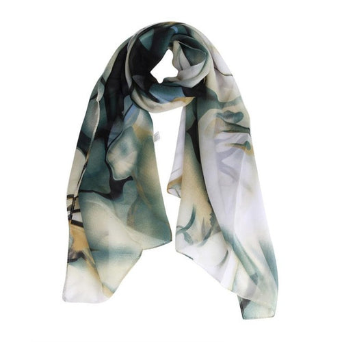 Lady Long Scarves Chiffon Soft Print Wrap Women's Shawl And Scarf Female 160*70CM BL
