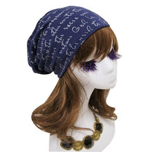 Women Cotton blend Letter Print Hip-Hop Hats For Female Beanie Hat Cap   Skullies Beanies Gorra BL
