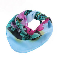 Women Printing Square Scarf Head Wrap Kerchief Neck Shawl bufandas mujer 4 Colors BL