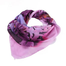 Women Printing Square Scarf Head Wrap Kerchief Neck Shawl bufandas mujer 4 Colors BL