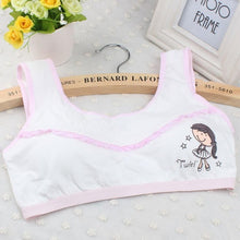 Lovely Bra Girls Underwear Cute Cotton Vest Children Padded Underclothes Cropped Tops Women Soutien Gorge BL