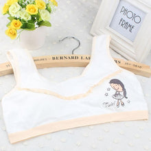 Lovely Bra Girls Underwear Cute Cotton Vest Children Padded Underclothes Cropped Tops Women Soutien Gorge BL