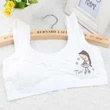 Lovely Bra Girls Underwear Cute Cotton Vest Children Padded Underclothes Cropped Tops Women Soutien Gorge BL