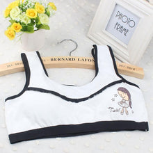 Lovely Bra Girls Underwear Cute Cotton Vest Children Padded Underclothes Cropped Tops Women Soutien Gorge BL