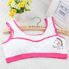 Lovely Bra Girls Underwear Cute Cotton Vest Children Padded Underclothes Cropped Tops Women Soutien Gorge BL