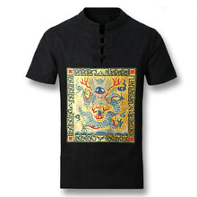 Men Cotton Linen Chinese Style Shirts Men's Casual Slim Fit Short Sleeved Shirt Camisa Hombre BL