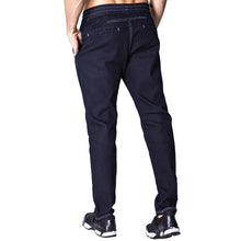 Men Denim Jeans Pencil Pants Trousers Harem Pants Men's Casual Slim Fit Drawstring Pants Sportswear Pant Hombre BL