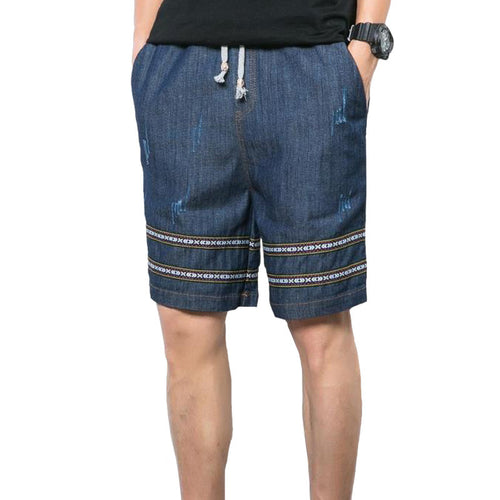 Men Denim Jeans Shorts Pantalones Hombre Casual Sports Pants Sweatpants Men's Casual Slim Fit Shorts BL