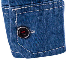 Men Denim Shirts Men's Casual Slim Fit Large Size Long Sleeved Turn Down Collar Jeans Shirts Masculina Men BL