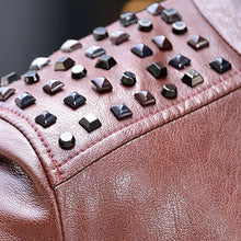 Men Giacca Pelle Uomo Jaqueta De Couro Leather PU Jackets Men's Casual Slim Fit Large Size Rivet Jackets Coats BL