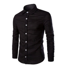 Men Herem Hemden Long Sleeved Shirts Men's Casual Slim Fit Large Size Turn Down Collar Shirts Camisa Masculina BL