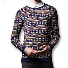 Men Knitted Sweaters Men's Casual Slim Fit Large Size Round Neck Sweaters and Pullovers Men Clothing Coats BL