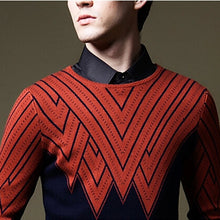 Men Large Size Sweaters Men's Casual Slim Fit Knitted Long Sleeved O Neck Sweaters and Pullovers Clothing BL