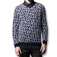 Men Outwear Sweaters and Pullovers Men's Casual Slim Fit Large Size Long Sleeved V Neck Sweaters Pullovers BL