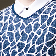 Men Outwear Sweaters and Pullovers Men's Casual Slim Fit Large Size Long Sleeved V Neck Sweaters Pullovers BL