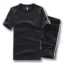 Men T Shirts Shorts Men's Casual Slim Fit Large Size Suits Sportswear Set Trousers Hombre Outwear BL