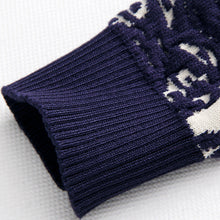 Men Sweaters and Pullovers Men's Casual Slim Fit Large Size Long Sleeved V Neck Floral Pullovers Sweaters BL