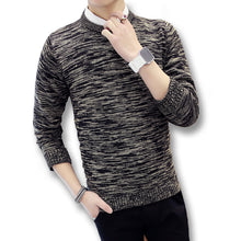 Men Sweaters and Pullovers Turtleneck Knitted Sweaters Men's Casual Slim Fit Long Sleeved Sweaters BL