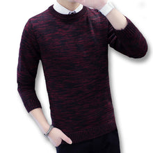 Men Sweaters and Pullovers Turtleneck Knitted Sweaters Men's Casual Slim Fit Long Sleeved Sweaters BL