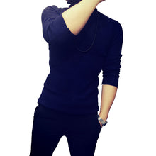 Men Turtleneck Sweaters and Pullovers Men's Casual Slim Fit Long Sleeved Knitted Sweaters Hombre Outwear BL