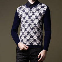 Men V Neck Sweaters and Pullovers Men's Casual Slim Fit Large Size Knitted V Neck Sweaters Clothing Pullovers BL