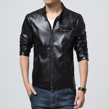 Men Jacket Men Jacket Slim Fit Casual Men Clothing Leather Coats Outwears Coats BL