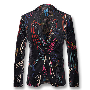 Notched Lapel Blazers Veste De Loisir Dress Suits Blazers Jackets Coats Men's Casual Slim Fit Herren Anzug Coat Men BL