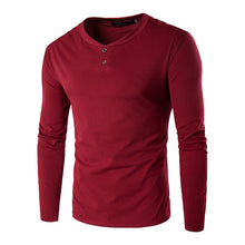 Round Neck T Shirts Camisa Masculina Men's Casual Slim Fit Long Sleeved Large Size T Shirts Menswear Hombre BL