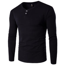 Round Neck T Shirts Camisa Masculina Men's Casual Slim Fit Long Sleeved Large Size T Shirts Menswear Hombre BL