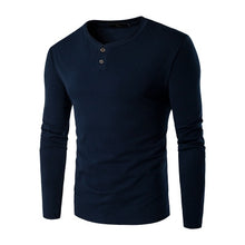 Round Neck T Shirts Camisa Masculina Men's Casual Slim Fit Long Sleeved Large Size T Shirts Menswear Hombre BL