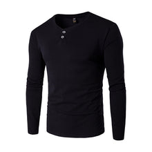 Round Neck T Shirts Camisa Masculina Men's Casual Slim Fit Long Sleeved Large Size T Shirts Menswear Hombre BL