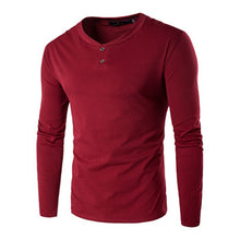 Round Neck T Shirts Camisa Masculina Men's Casual Slim Fit Long Sleeved Large Size T Shirts Menswear Hombre BL