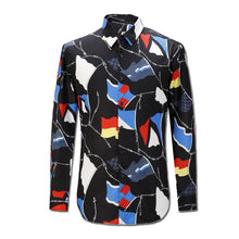 Shirts Hombre Camisa Masculina Men's Casual Slim Fit Long Sleeved Large Size Turn Down Collar Tuxedo Shirts BL