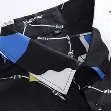 Shirts Hombre Camisa Masculina Men's Casual Slim Fit Long Sleeved Large Size Turn Down Collar Tuxedo Shirts BL