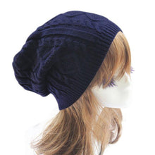 Warm  Hats Women Knitted Wool Twist Skullies Beanie hat For  Warm Cap hats Female Gorros Cappelli Invernali BL