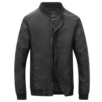 Solid Color Zipper Jackets Jaqueta Masculina Men's Casual Slim Fit Large Size Veste Homme Jackets Coats BL