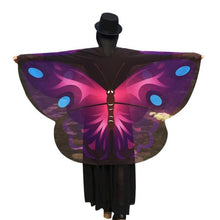 Fahsion Ladies Colorful Butterfly Print Scarves Soft Beautiful Chiffon Scarf Women Shawl Pashmina Female #63 BL