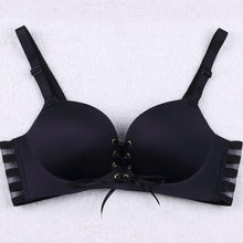 Sexy Bandage Bras Women Sexy Underwear Wire Free Padded Push Up Pull Rope Bra Women Black Red Khaki #23 BL