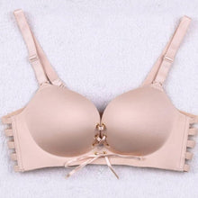 Sexy Bandage Bras Women Sexy Underwear Wire Free Padded Push Up Pull Rope Bra Women Black Red Khaki #23 BL