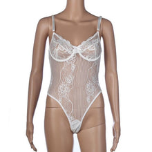 Sexy Lace Bodysuit Women Hollow Out V Neck Sleeveless  Lace Bralette Bustier Jumpsuit Rompers Women Overalls #53 BL