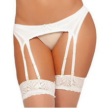 Women Sexy Bow Perspective Mesh Thigh-Highs Garter Belt For Women Ladies Lingerie  Garter 3Colors #418 BL